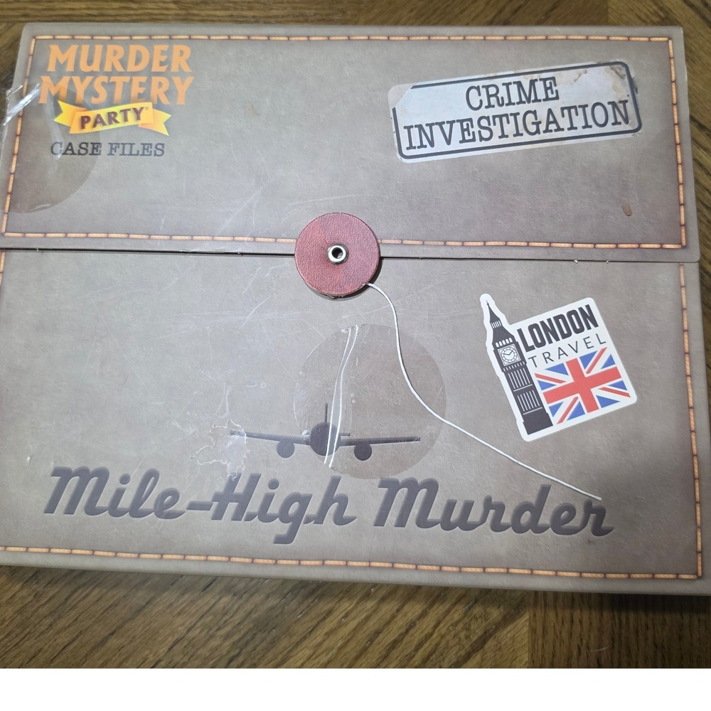 University Games Murder Mystery Party Case Files Mile-High Murder Game 33284